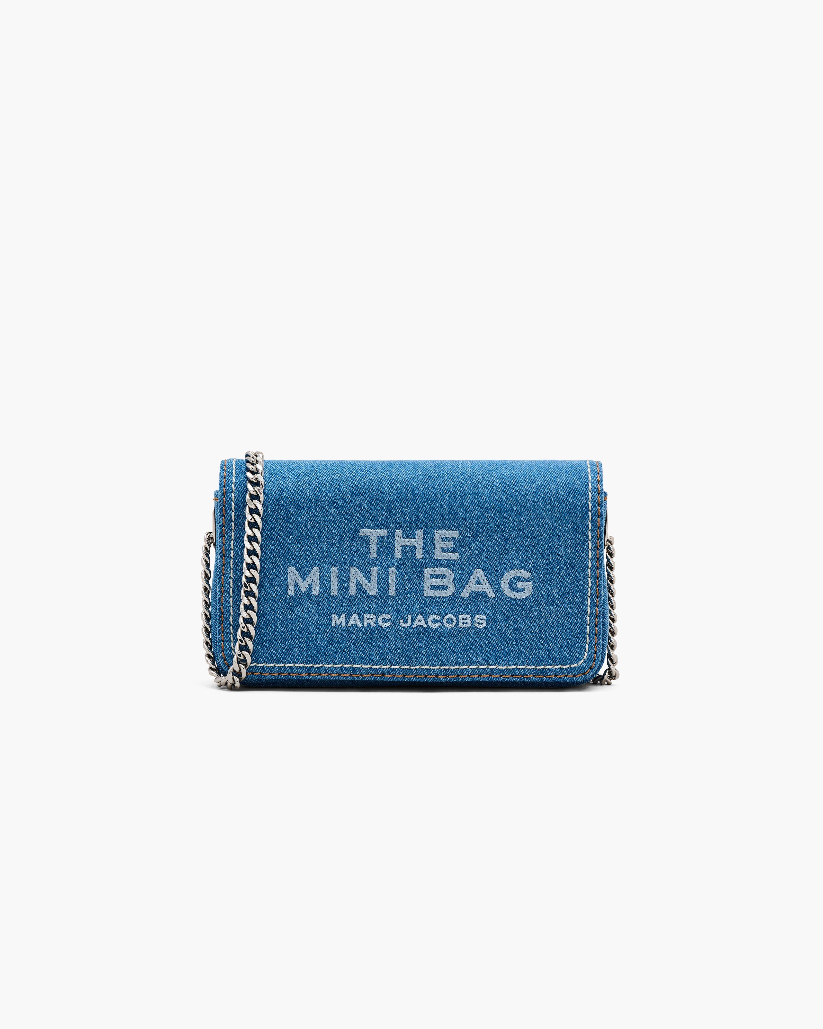 

Мини-сумка на цепочке из денима Marc Jacobs, цвет Light Wash, Серый, Мини-сумка на цепочке из денима Marc Jacobs, цвет Light Wash