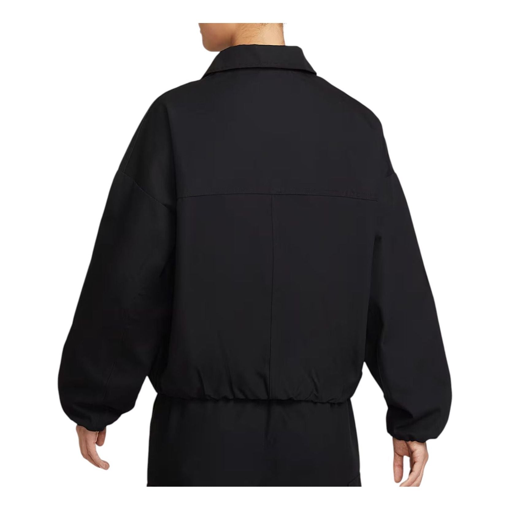 Куртка (WMNS) Nike Oversized Woven Jacket 'Black' — фото 2