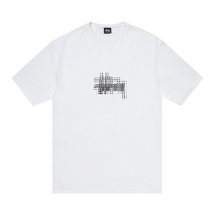 

Футболка Stussy Refracted Tee, белый