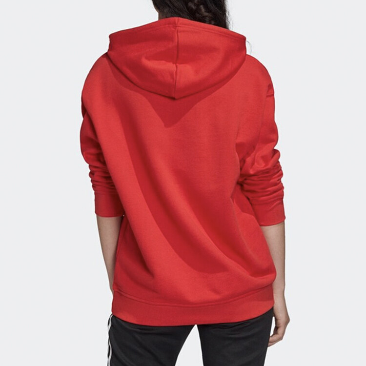 Толстовка женская красная Adidas Originals — фото 4