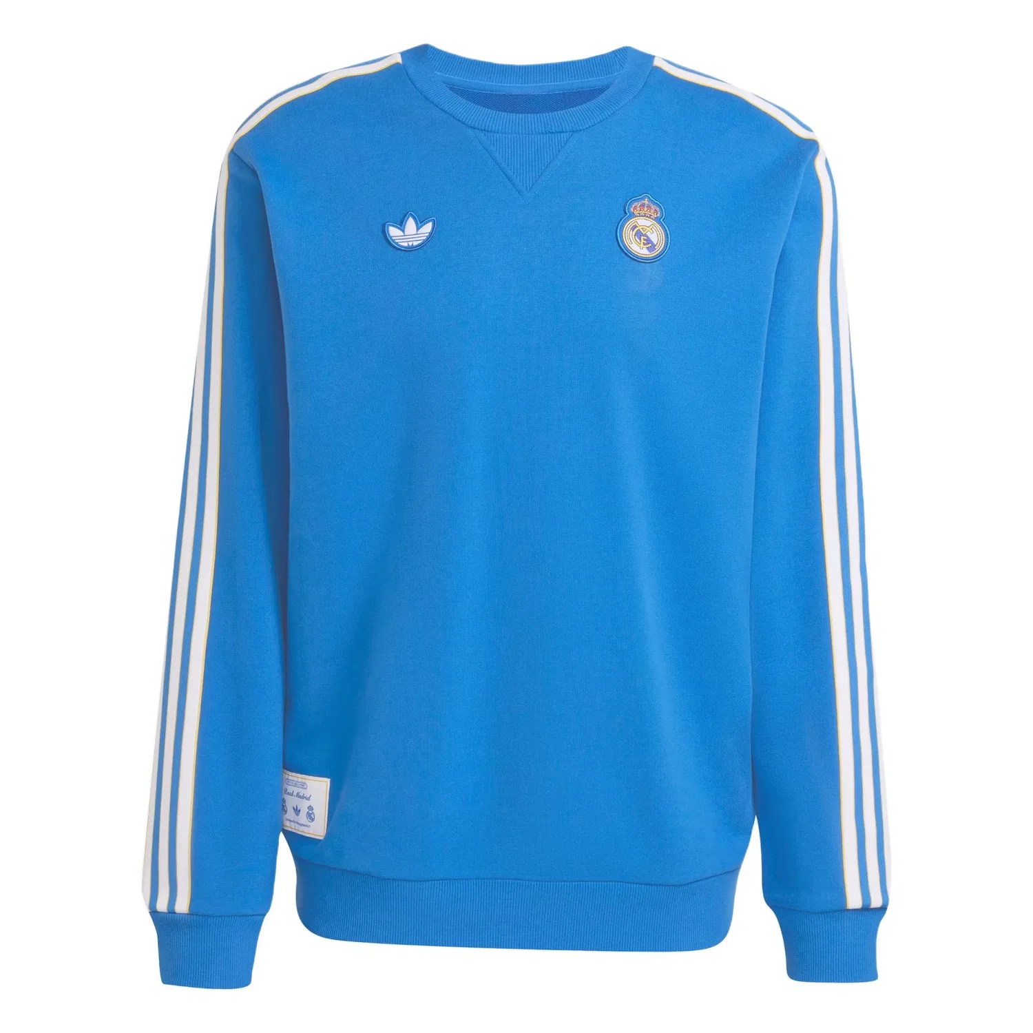 Толстовка Adidas Terrace Icons Real Madrid Adidas Originals, Blue Bird/White