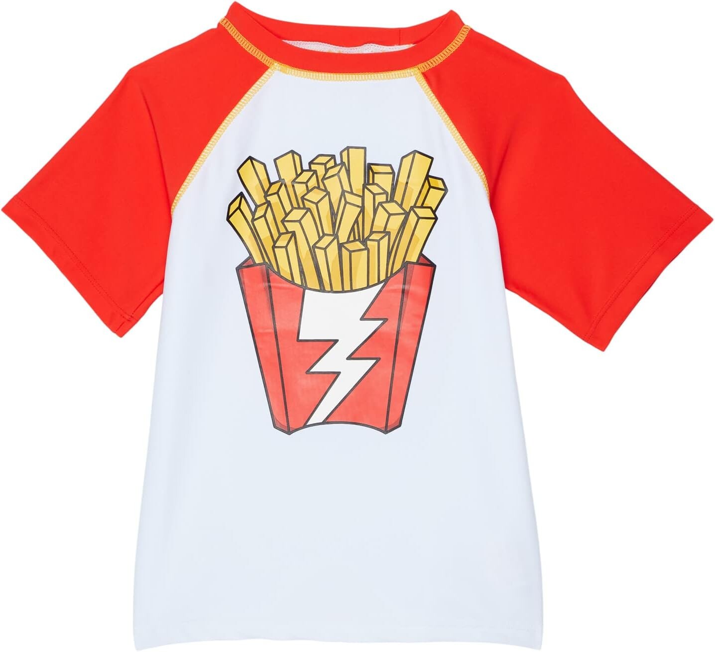Плавки Appaman Kids Fries Short Sleeve Rashguard, красный