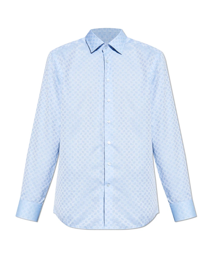 

Рубашка с рисунком Etro, синий