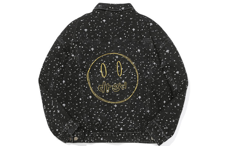 

Джинсовая куртка с логотипом Letter Series Unisex Starry Night Drew House, цвет Starry Night