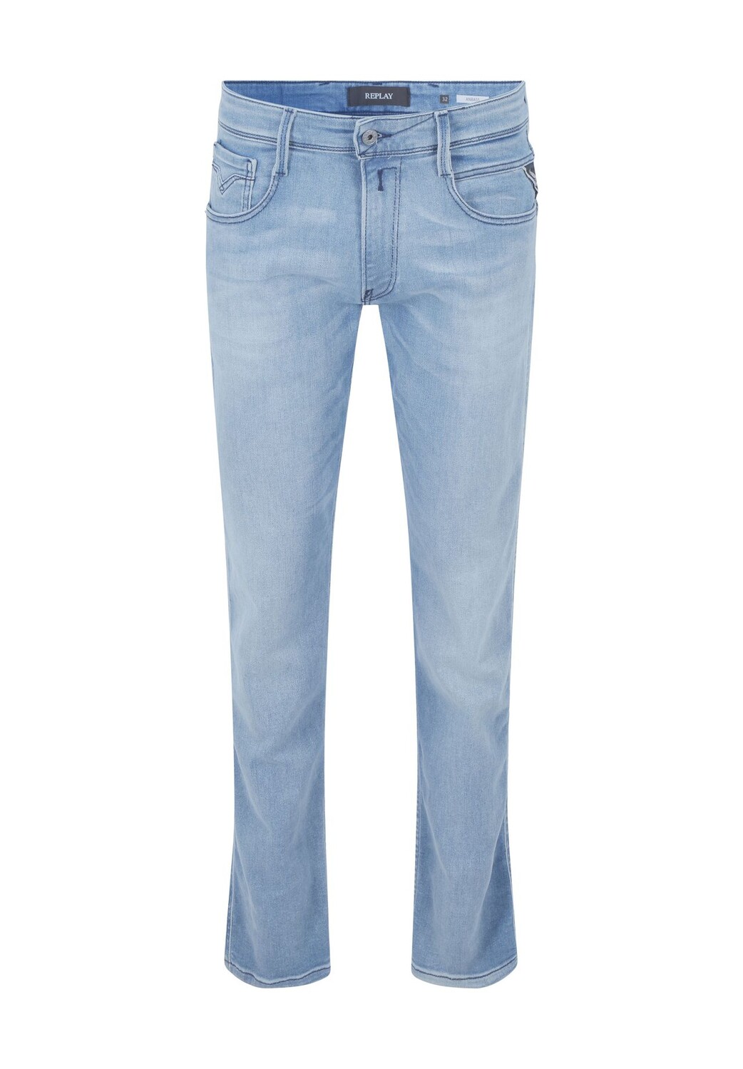 

Джинсы, стирка, мужские REPLAY, голубой