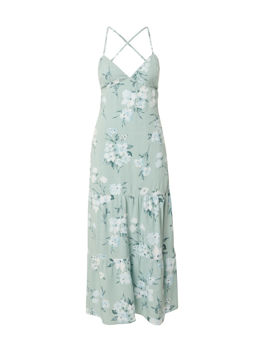 

Летнее платье HOLLISTER, цвет Emerald/Pastel green