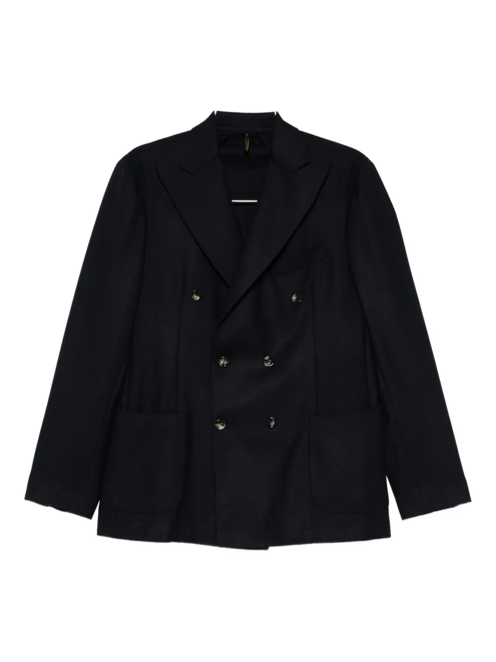 

Двубортный пиджак Dell'Oglio, черный