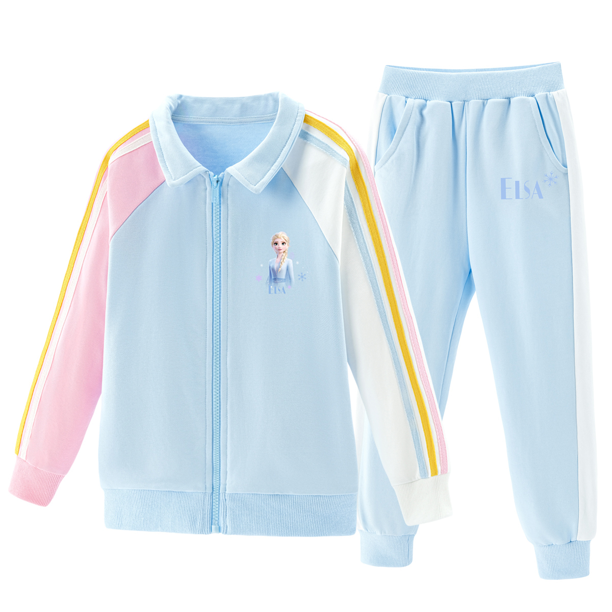 

Disney Повседневная спортивная одежда синяя для детей от 3 до 7 лет