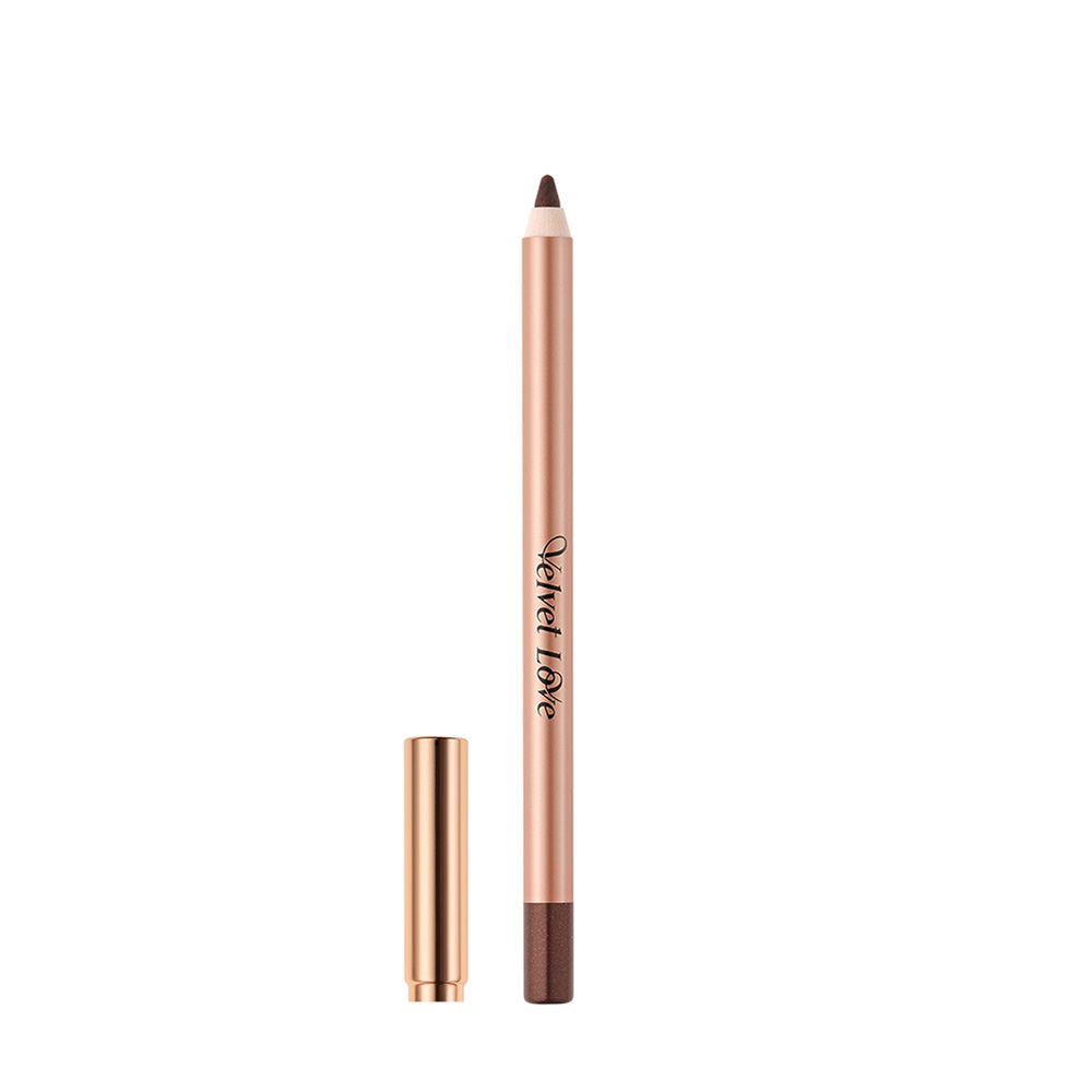 

Подводка для глаз velvet love eyeliner pencil Zoeva, цвет metallic cocoa, вес 1.2 гр.