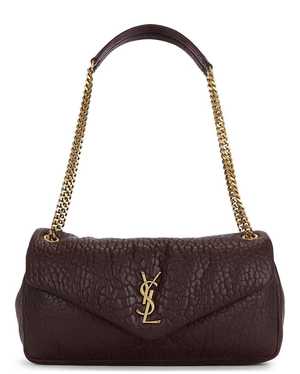 

Средняя сумка Calypso на цепочке Saint Laurent, Dark Currant