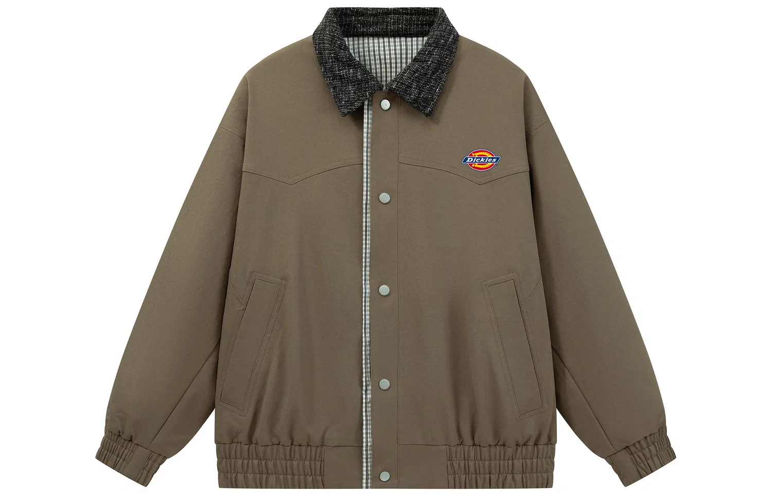 Детская куртка с лацканом прямого кроя Dickies, Mocha