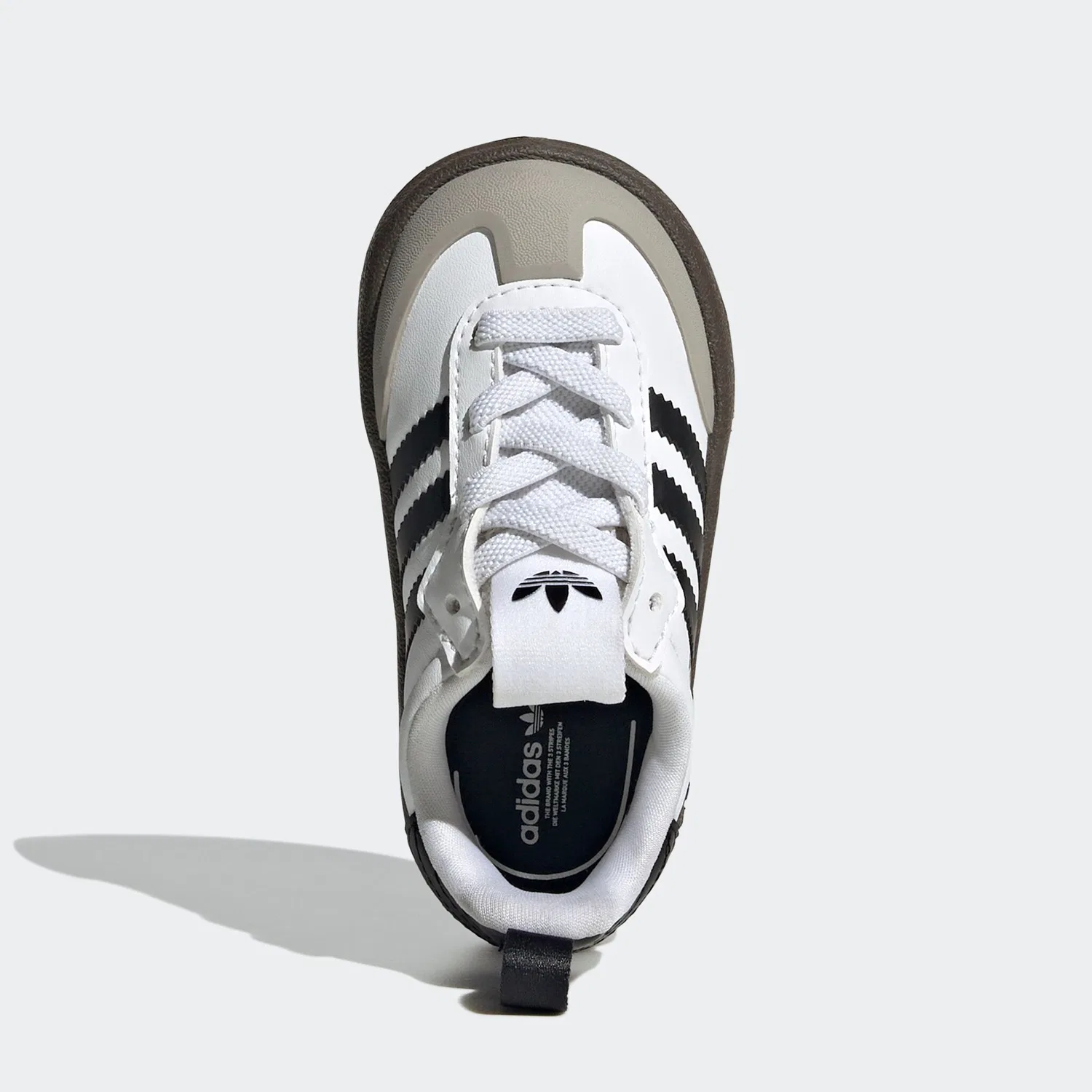 Детские кроссовки с технологией Adifom Adidas Originals, Cloud White/Core Black/Clear Granite — фото 4