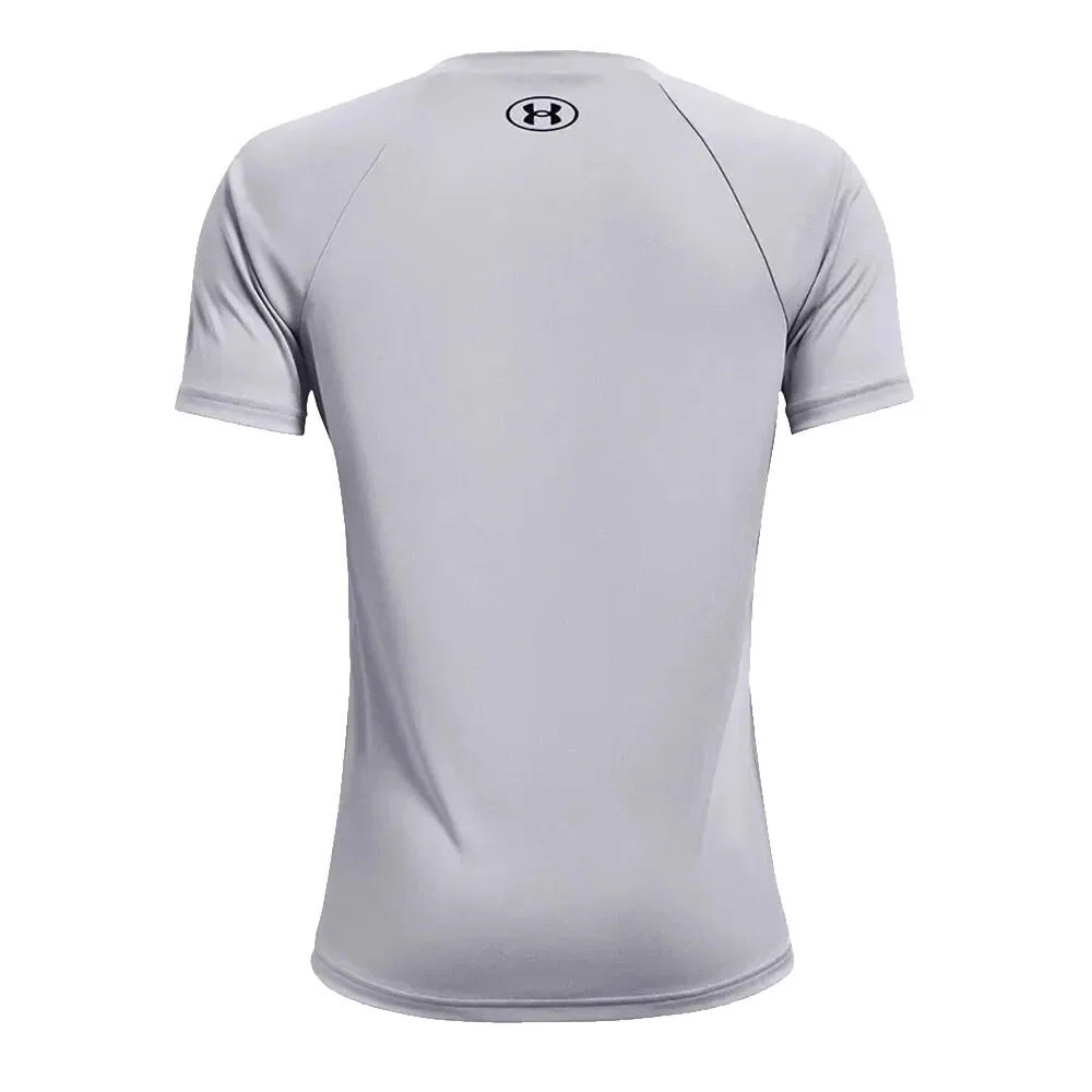 Детская футболка с коротким рукавом Big Logo Short Sleeve Under Armour, Grau Schwarz — фото 2