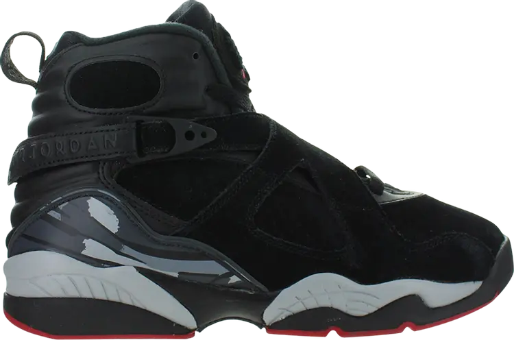 

Кроссовки Air Jordan 8 Retro GS Bred, черный