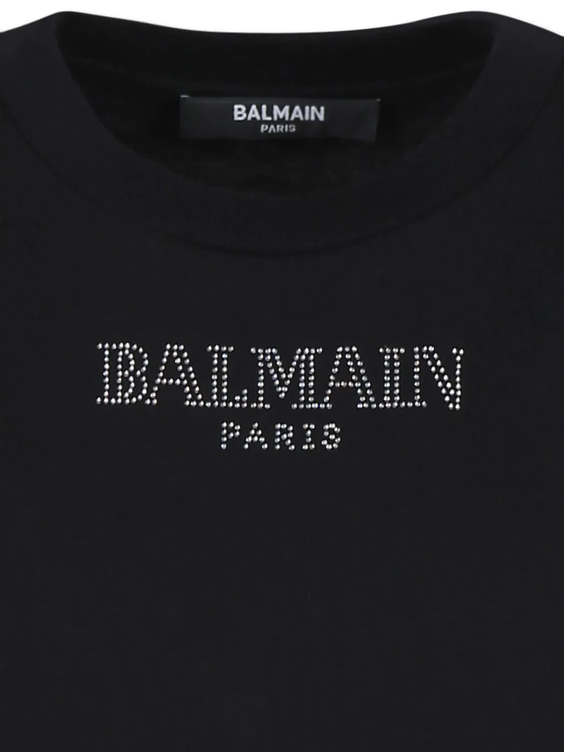 Balmain Платье из органического хлопка черного цвета — фото 2