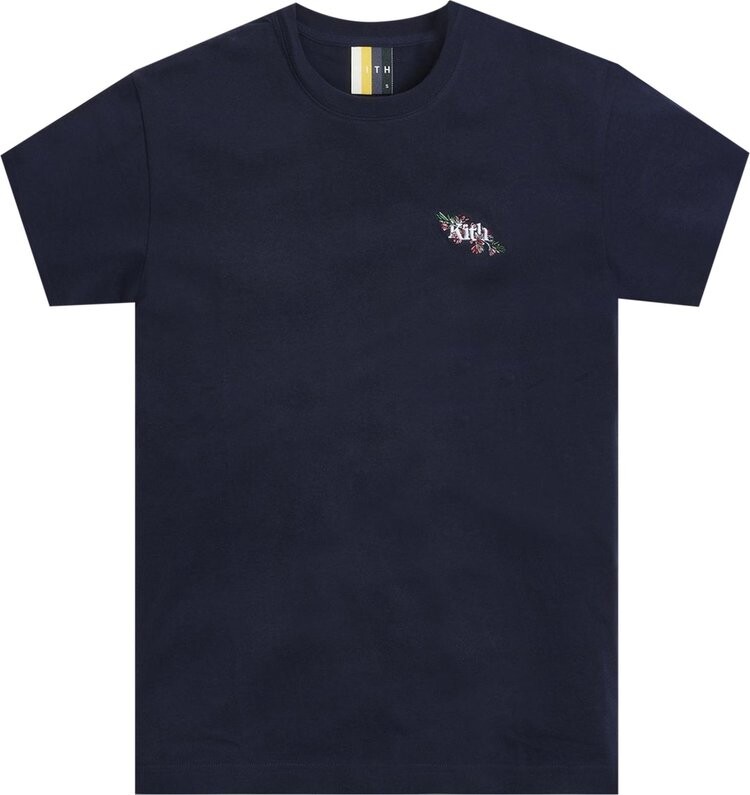

Футболка Kith Botanical Floral Tee 'Nocturnal', синий