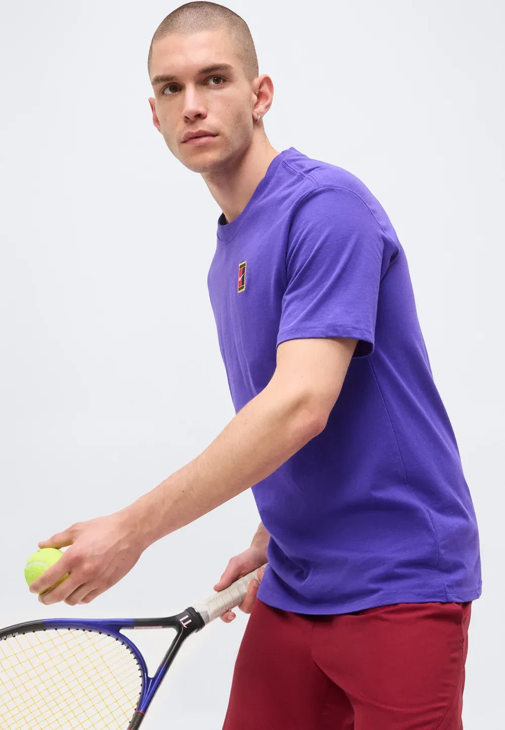 Tee m90 - базовая футболка Nike Performance, Dark Concord — фото 4