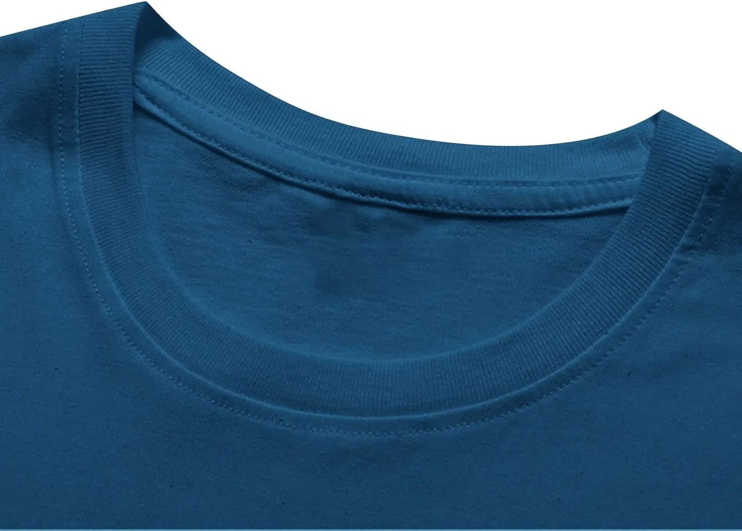 Мужская длинная футболка с круглым вырезом Plus Size, Dark Blue — фото 3