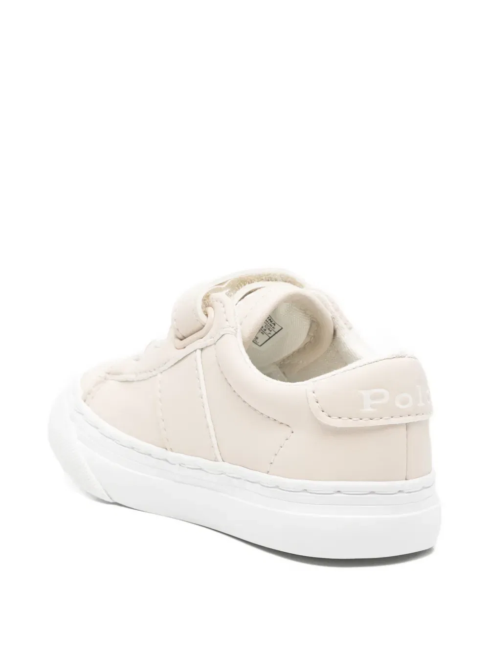 Кожаные кроссовки Ryley с ремешком на липучке Polo Ralph Lauren Kids, нейтральный — фото 2