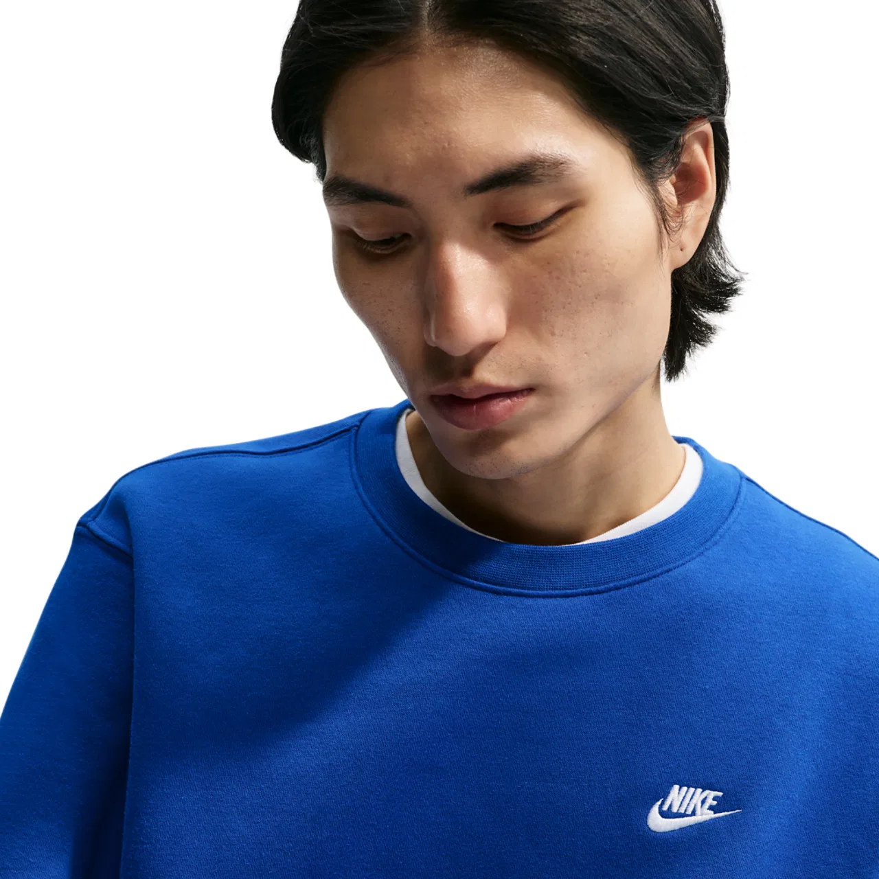 Мужская куртка Club Basketball Nike, цвет Old Royal/White — фото 4