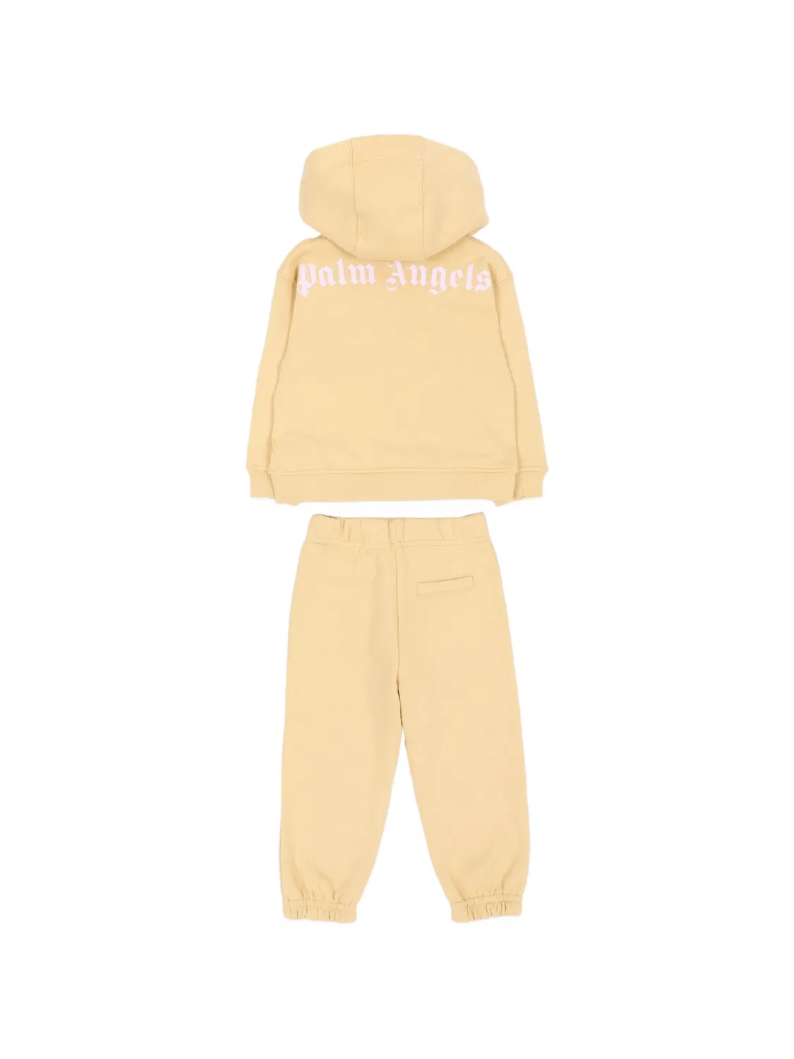 Спортивный костюм с логотипом Palm Angels Kids, нейтральные цвета — фото 2