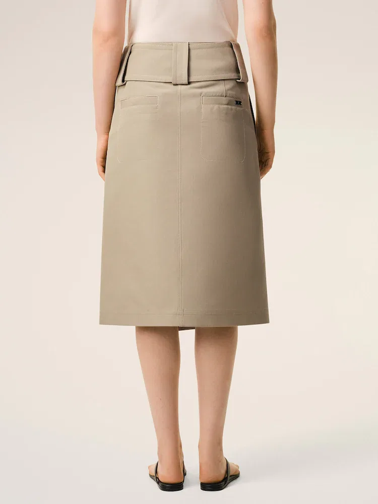 Юбка миди Wrap, Beige Taupe AMI PARIS — фото 3