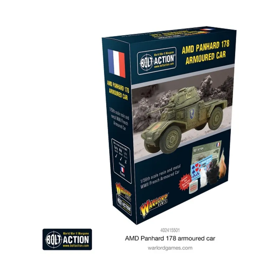 

Бронеавтомобиль AMD Panhard 178, Bolt Action - French (28mm)