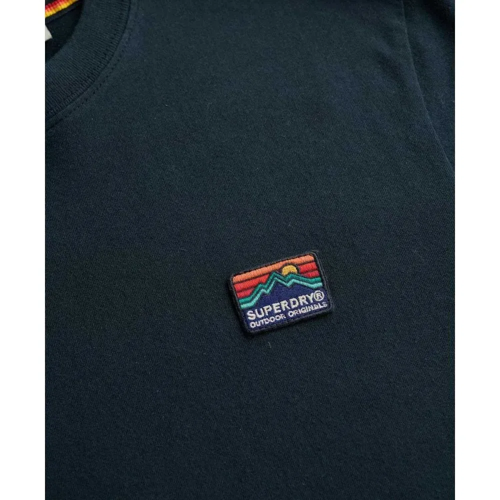 Футболка с коротким рукавом Relaxed Fit Great Outdoors Emb Superdry, синий — фото 2