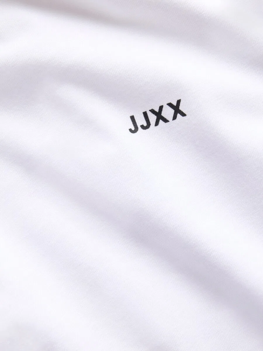 Футболка JJXX 'JXAndrea' белого цвета — фото 4