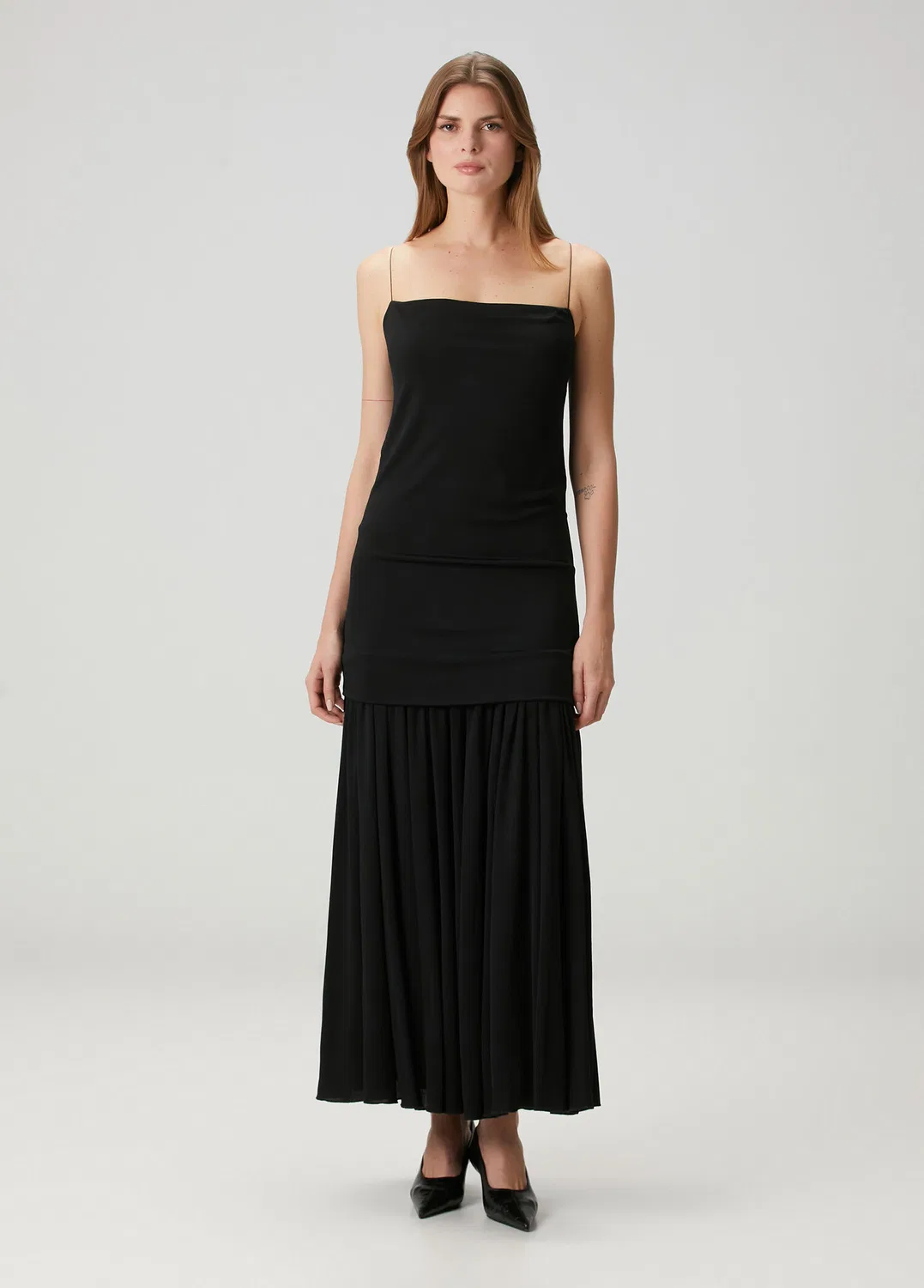 Платье макси Jacquemus Abiha, black — фото 3
