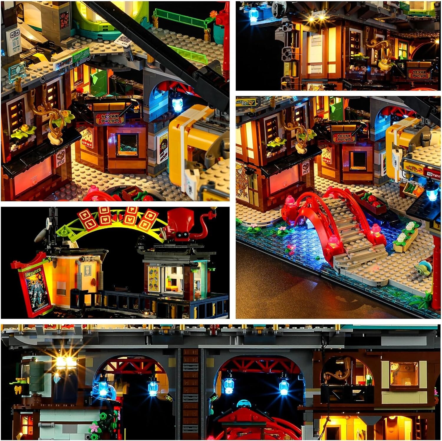 Конструктор Lego NINJAGO City Markets 71799, 6163 деталей — фото 3