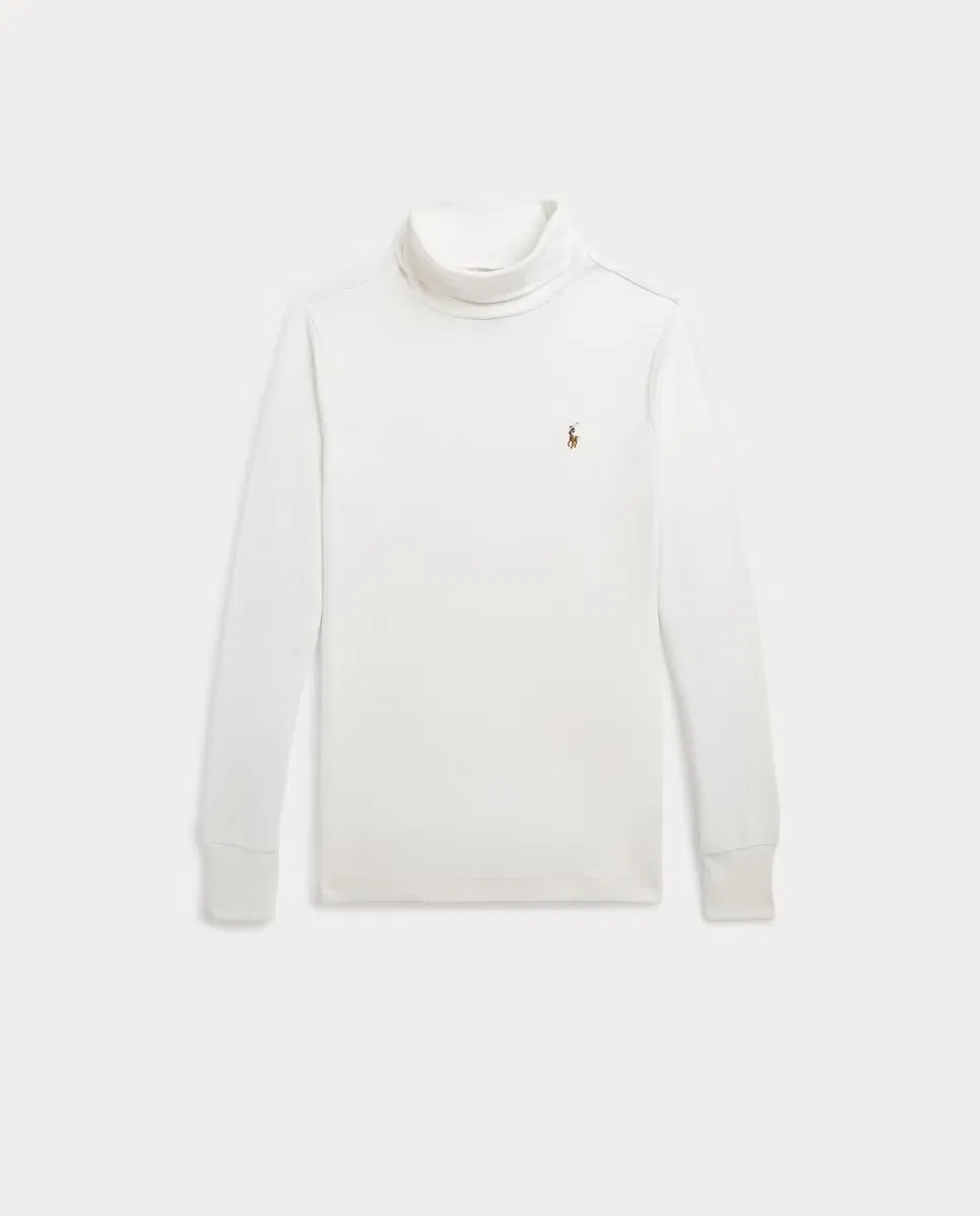 Футболка с длинным рукавом, Unisex Interlock, Polo Ralph Lauren, белый