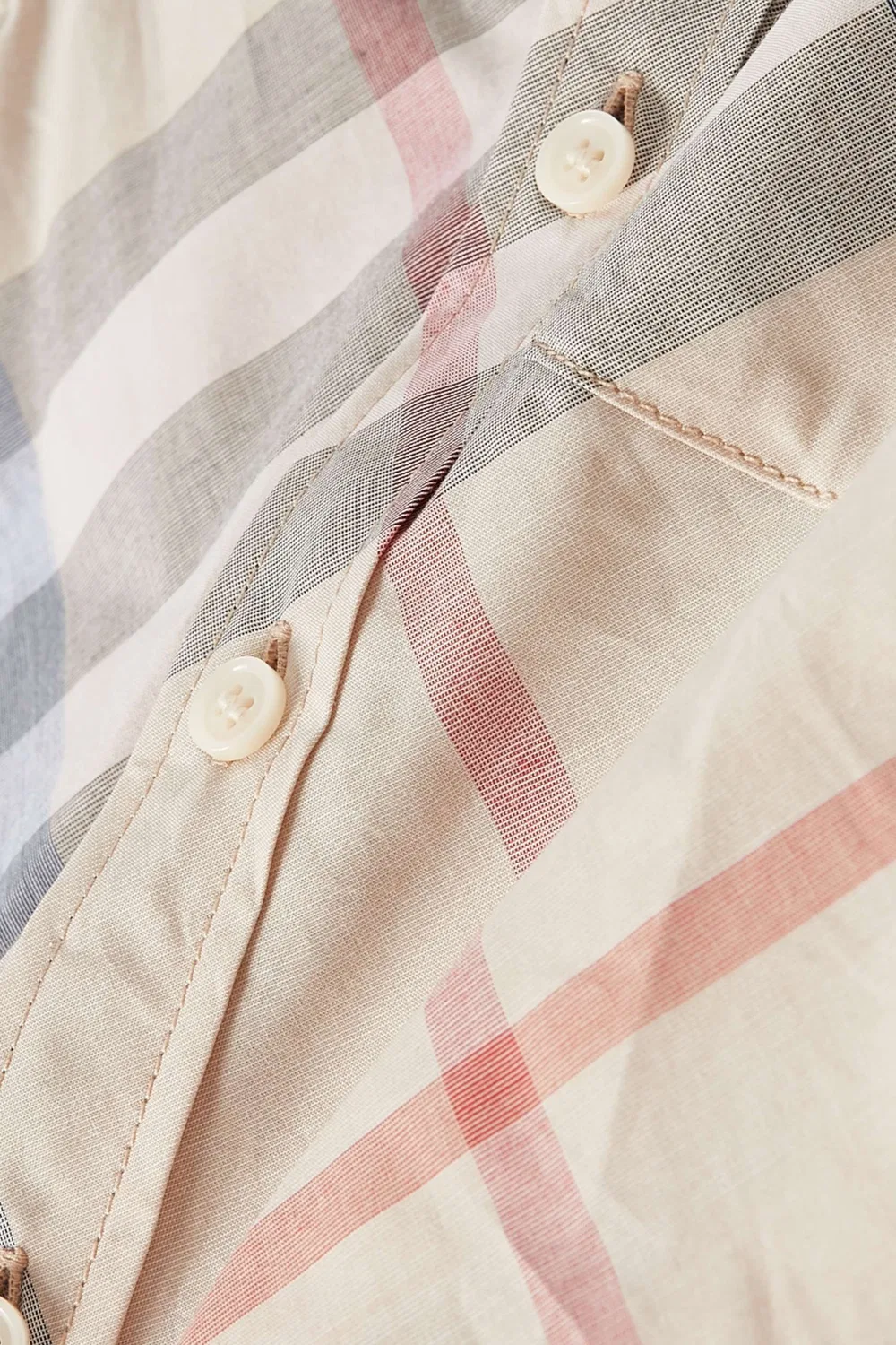 Рубашка с принтом в клетку Owen Burberry — фото 4