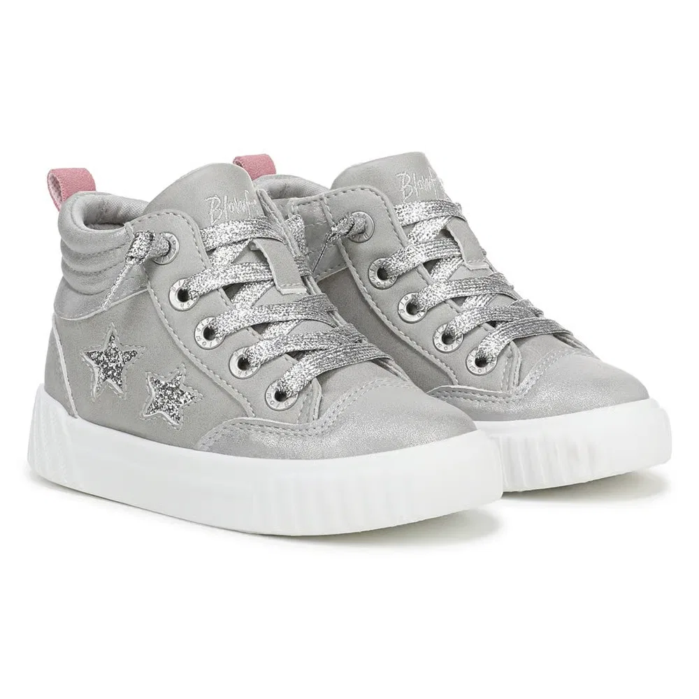 Детские высокие кроссовки Wanderland-T для малышей Blowfish Malibu, Grey/Silver Glitter
