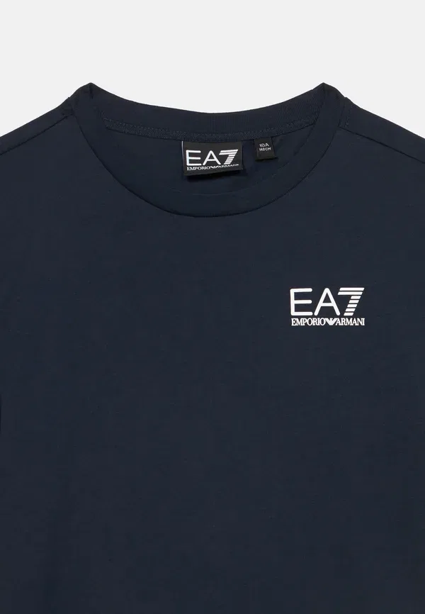 Футболка Train core унисекс - базовая футболка Ea7 Emporio Armani, синий — фото 3