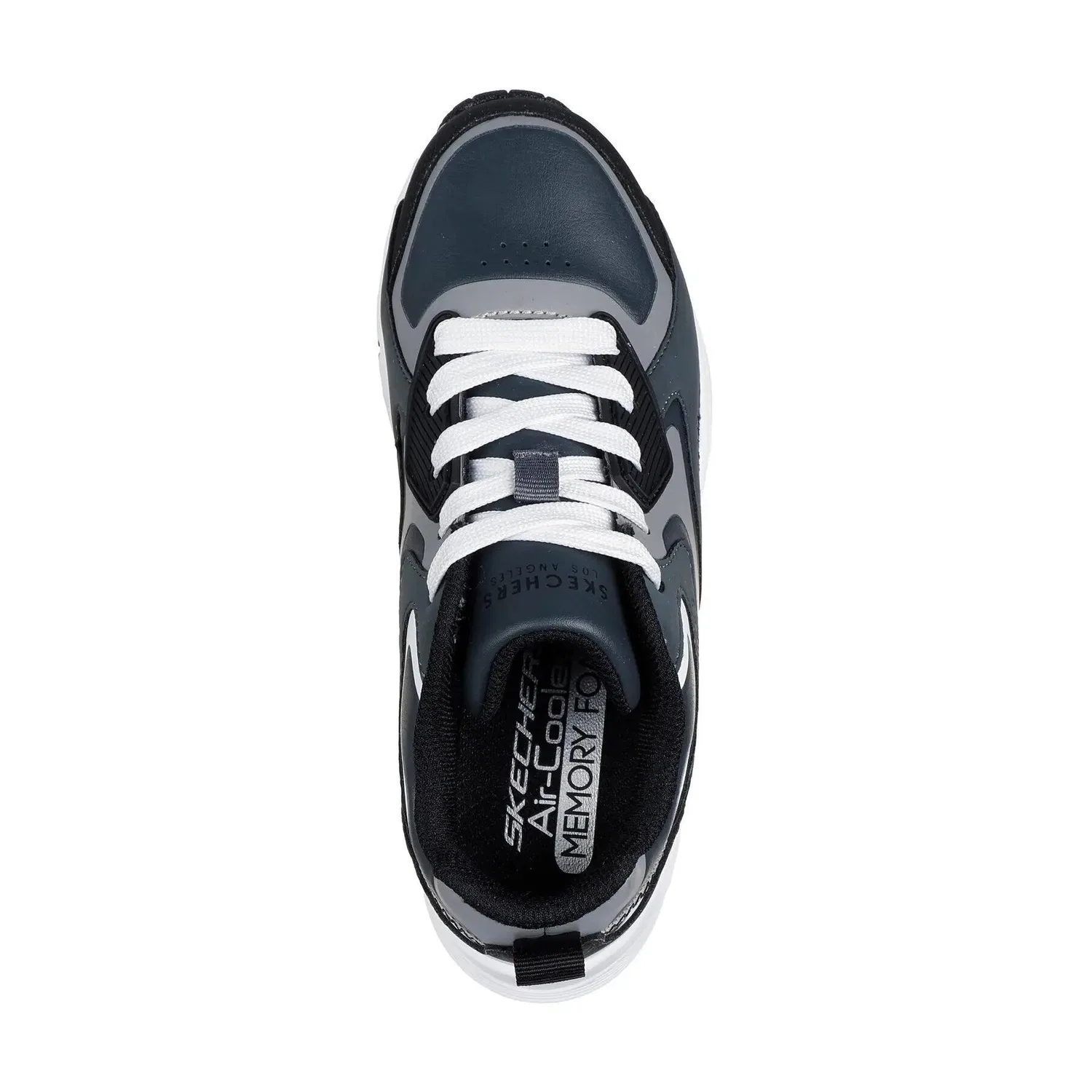 Детские кроссовки с цветными вставками Skechers Uno Gen1-Color Surge, Schwarz — фото 4