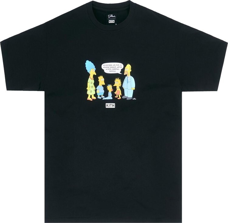 

Футболка Kith For The Simpsons Original Family Tee 'Black', черный