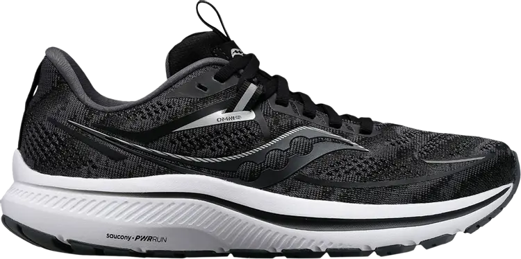 

Кроссовки Saucony Wmns Omni 21 Wide Black White, черный