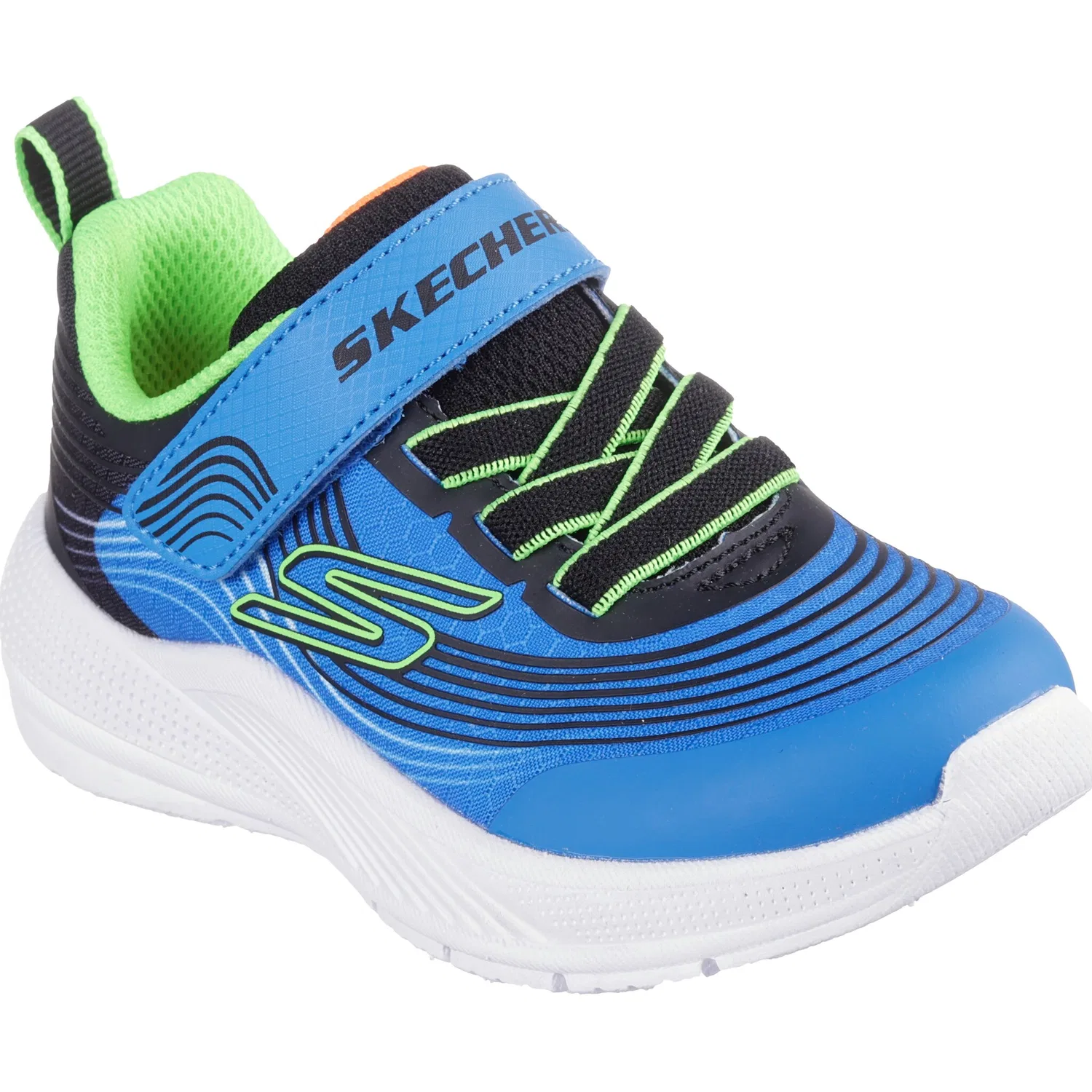 Детские кроссовки с логотипом Skechers MICROSPEC ADVANCE, Blue