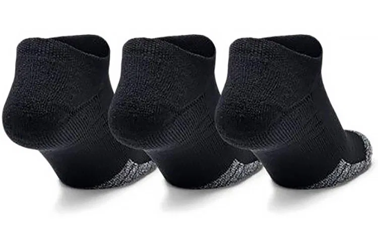 Детские носки-невидимки, комплект из 3 пар, Under Armour, Black — фото 3