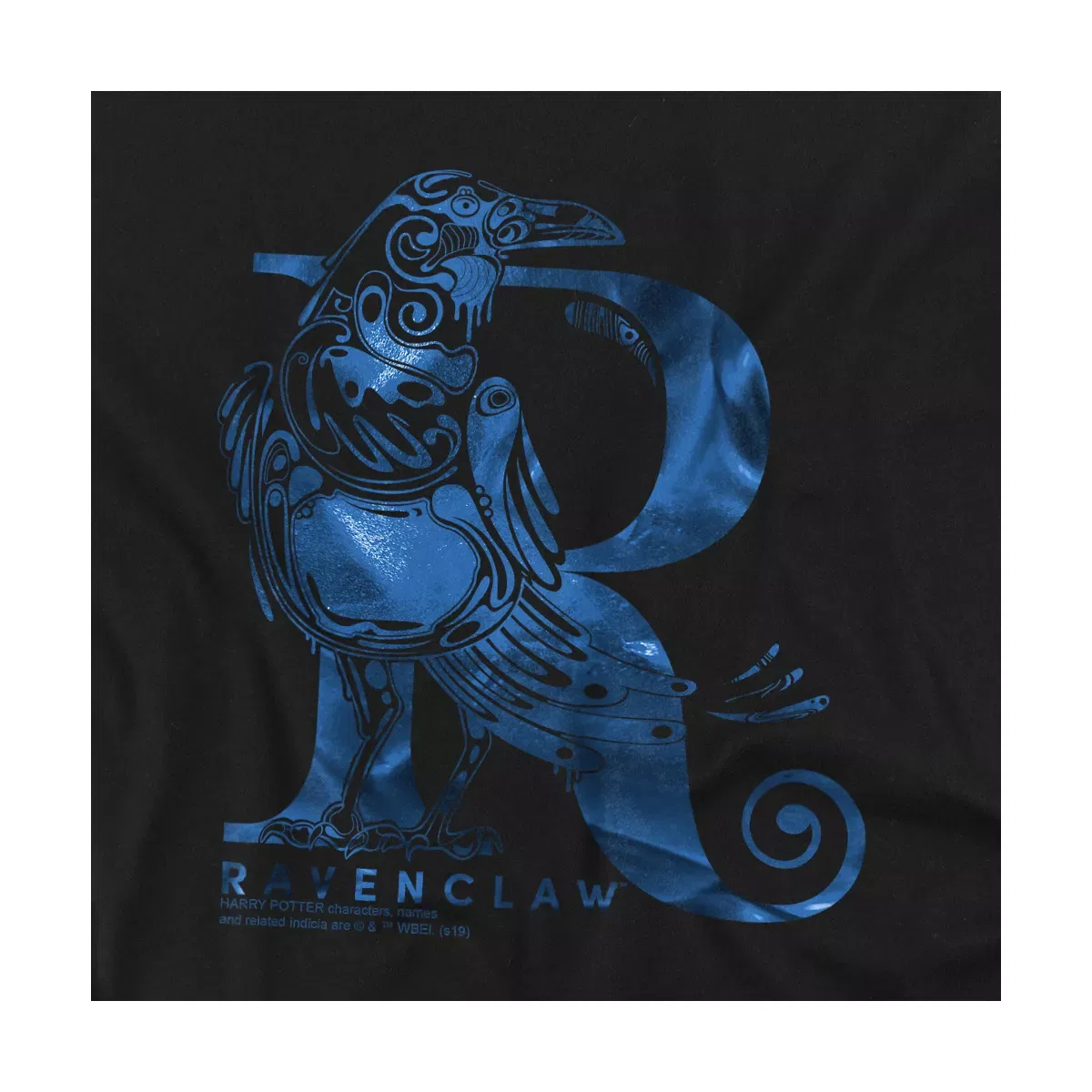 Детское боди с коротким рукавом Harry Potter Ravenclaw R Logo, Black — фото 2