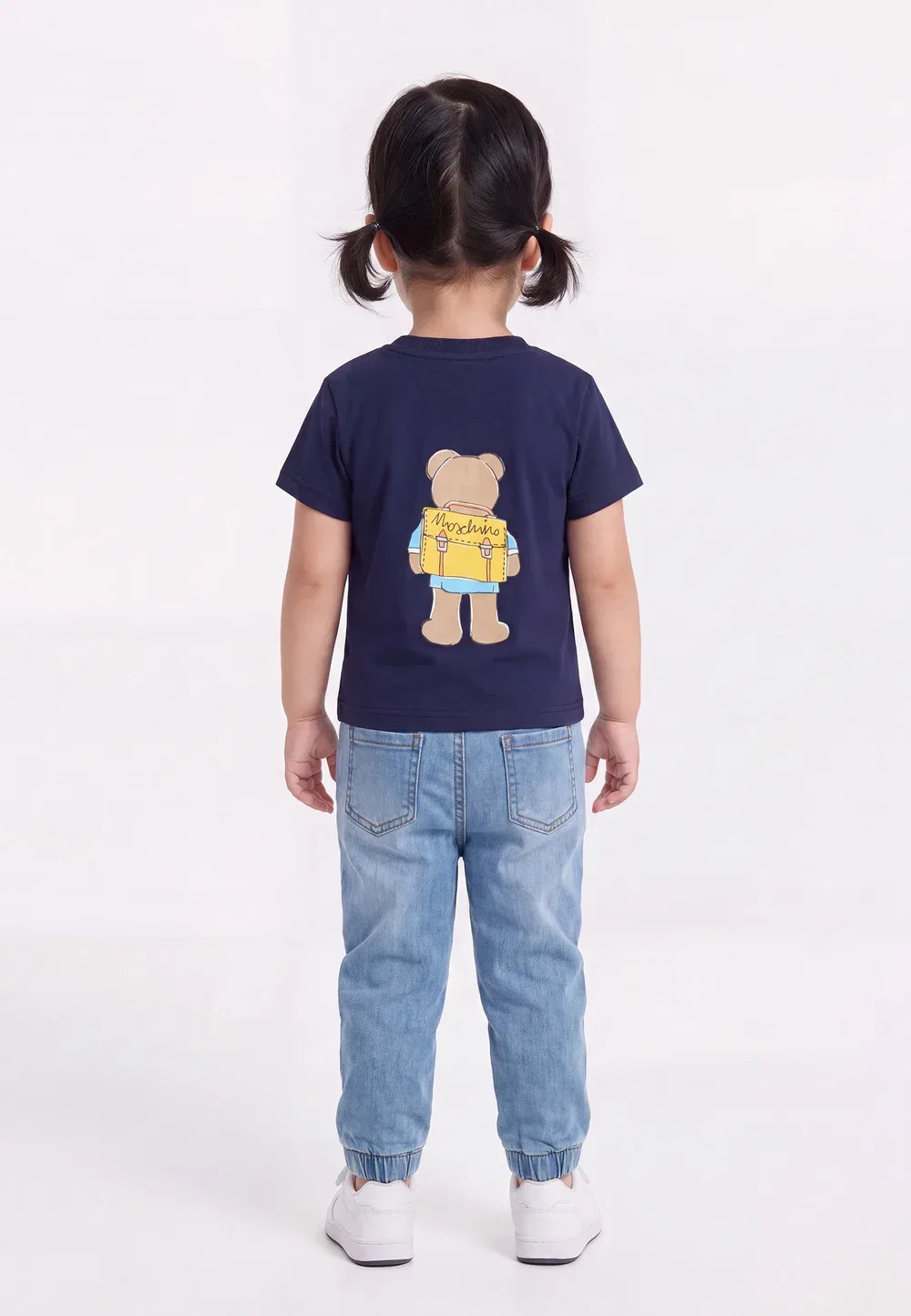 Футболка с принтом Moschino, Blu Navy — фото 2