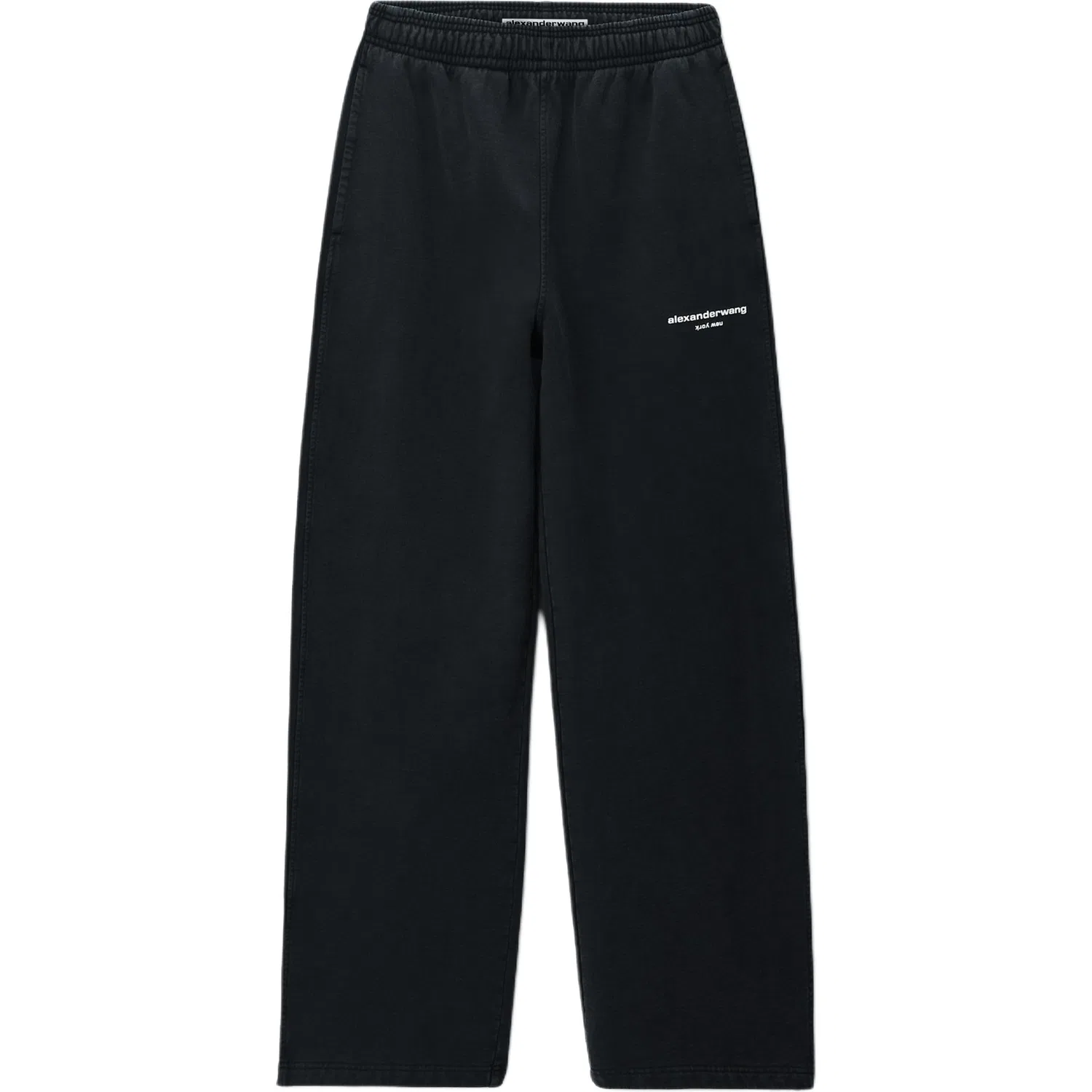 Женские спортивные брюки из трикотажа Alexander Wang, Washed Black