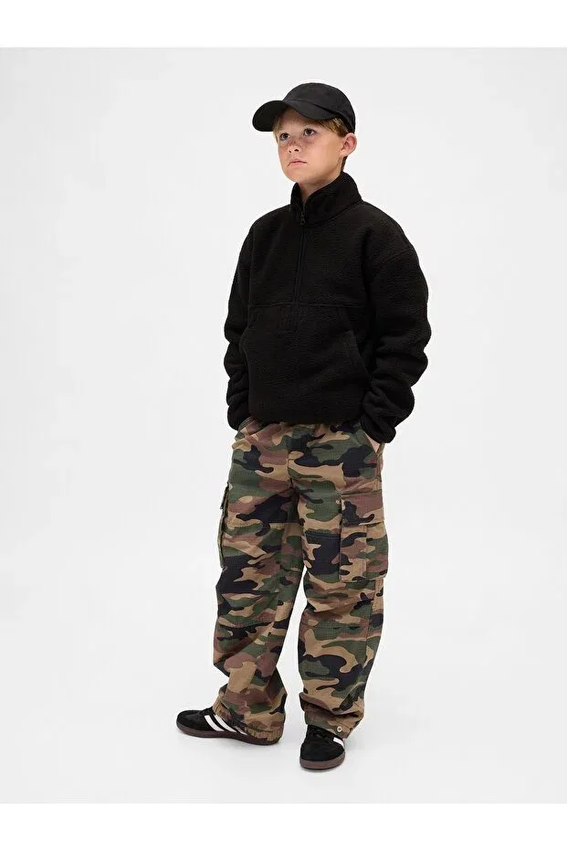 Детские свитшот для мальчиков с принтом Gap, Black-003 — фото 3