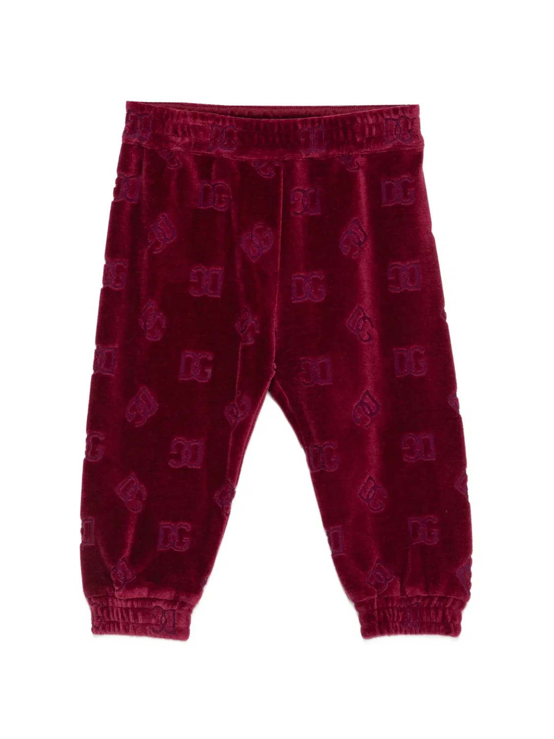 Спортивные брюки с логотипом красные Dolce & Gabbana, красный