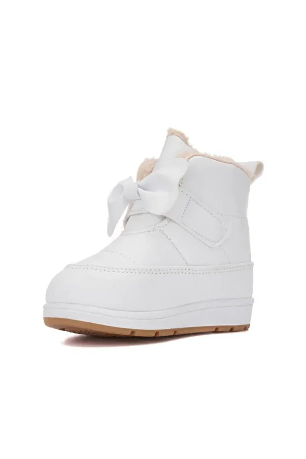Детские ботинки для девочек на плоском ходу Arzen Bebe, White — фото 2