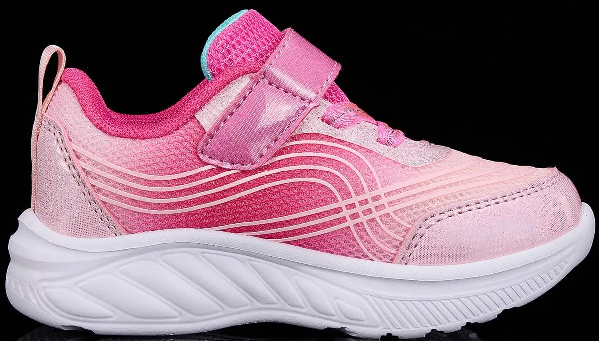 Детские кроссовки для девочек со светящимися сердечками SINOSKY, Fuchsia Pink — фото 4