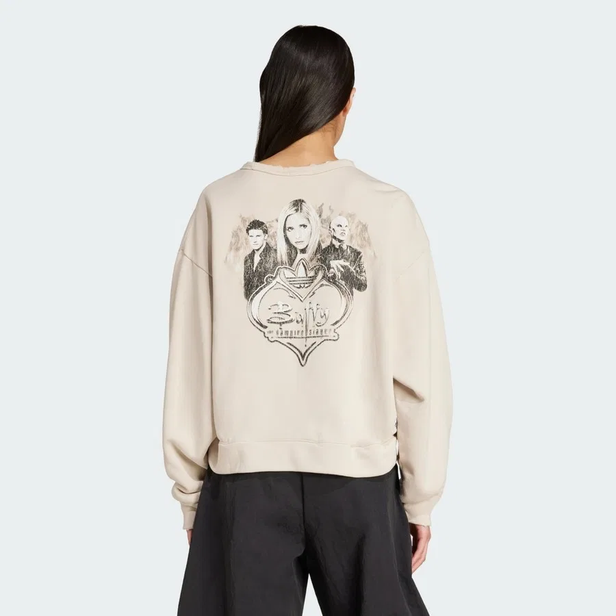 Свитшот с принтом Originals JX1275 adidas 20th Century Fox Disney, Бежевый — фото 2