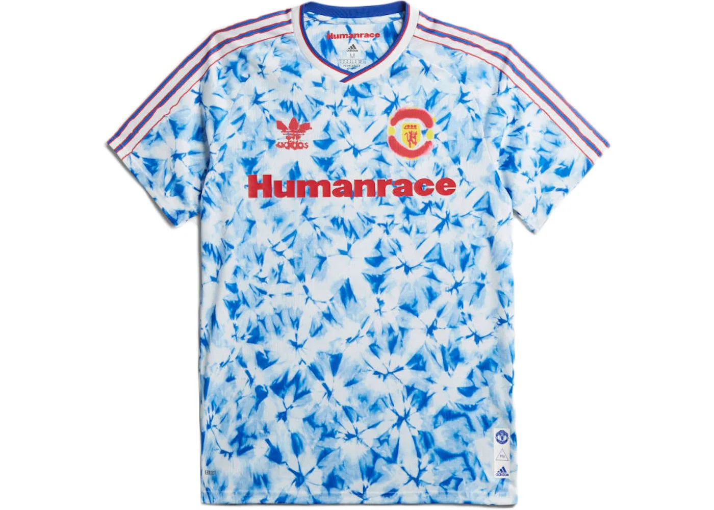 Мужская футбольная футболка с принтом Jersey Adidas, White Bold Blue