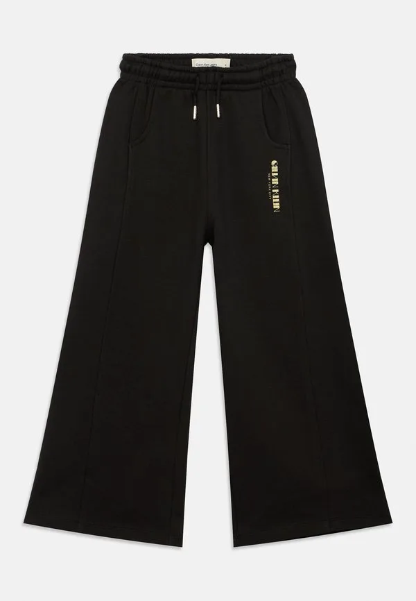 Спортивные брюки с широкими штанинами и блестками Calvin Klein Jeans, Black